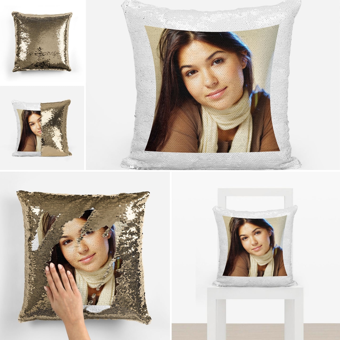 Customised Magic Photo Pillow – Your Photo Print ! Perfect Gift & Home Decor